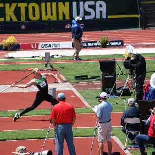 2012 Olympic Trials - Cyrus Hostetler Javelin