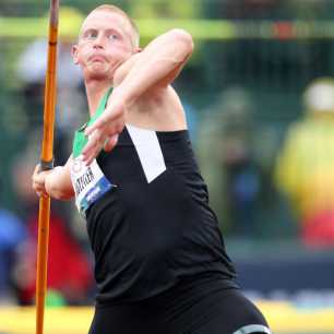 during Day Four of the 2012 U.S. Olympic Track & Field Team Trials at Hayward Field on June 25, 2012 in Eugene, Oregon.