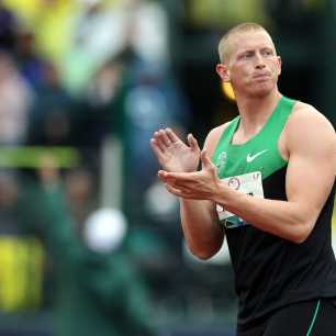 during Day Four of the 2012 U.S. Olympic Track & Field Team Trials at Hayward Field on June 25, 2012 in Eugene, Oregon.