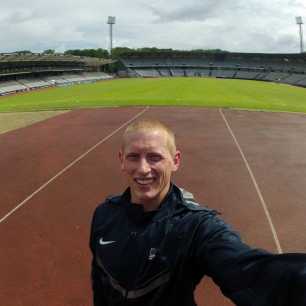 Cyrus Hostetler - Training in Aarhus Denmark - Javelin